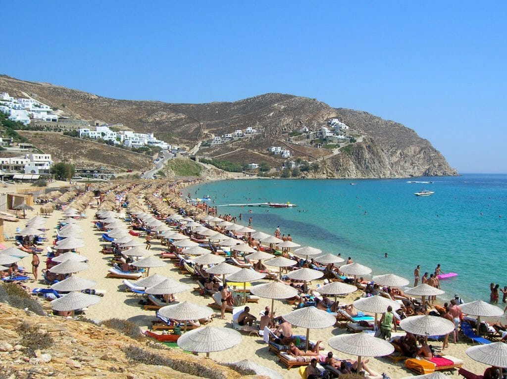 Elias Beach gay beach Mykonos