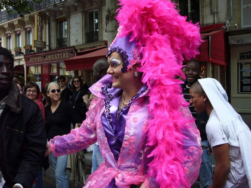 Paris, France, Gay Pride, Place De La Bastille Editorial Photo