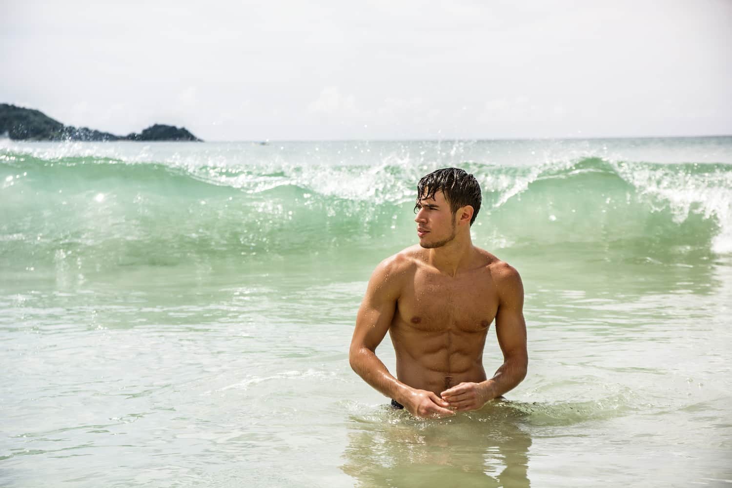 cute gay men at the beach nude