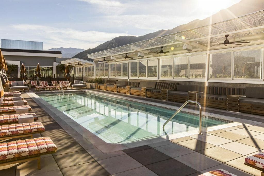 Kimpton Rowan Palm Springs Hotel * clothing optional hotels palm springs california * gay inns palm springs *