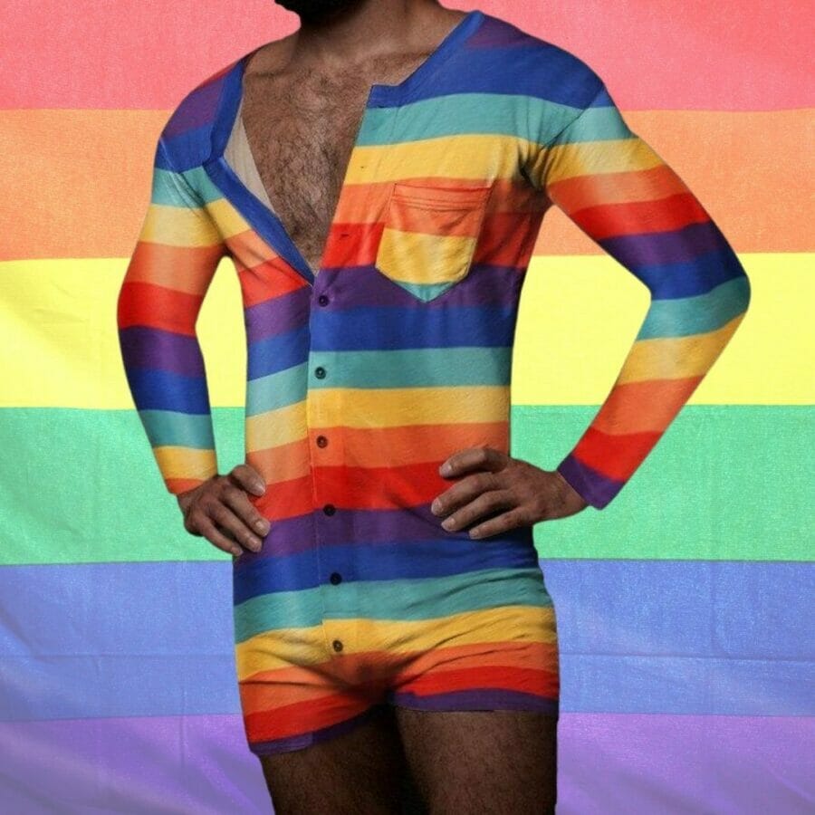 naked rainbow gay pride