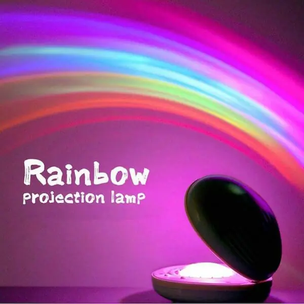 gay birthday gifts - Pocket Rainbow Projection Lamp