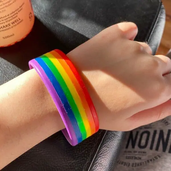 gifts for lgbt friends - LGBT Pride Rubber Wristband (Set Of 3)
