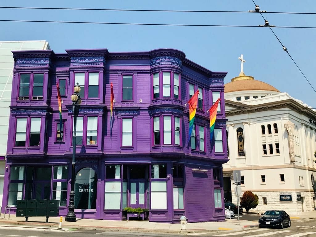 gay pride logo heart san francisco