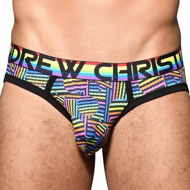 ANDREW CHRISTIAN - Retro Pride Mesh Brief W Almost Naked 92144