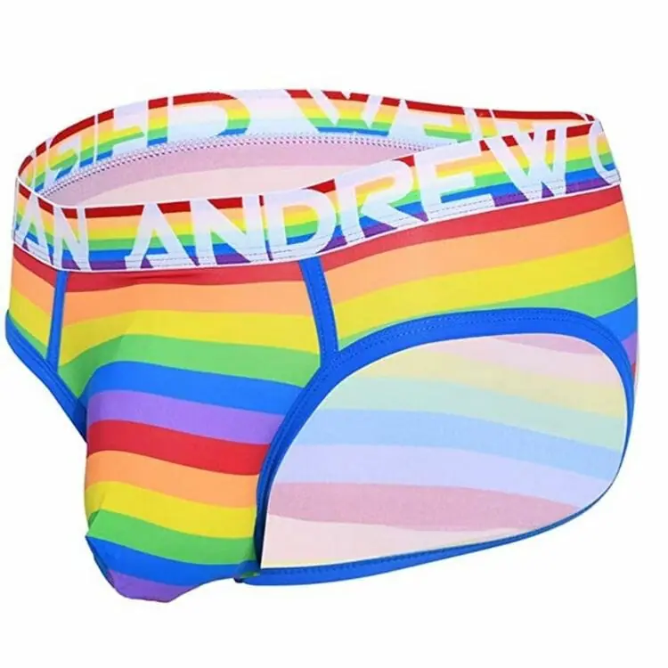 Best Andrew Christian Underwear - Pride Stripe Brief wAlmost Naked