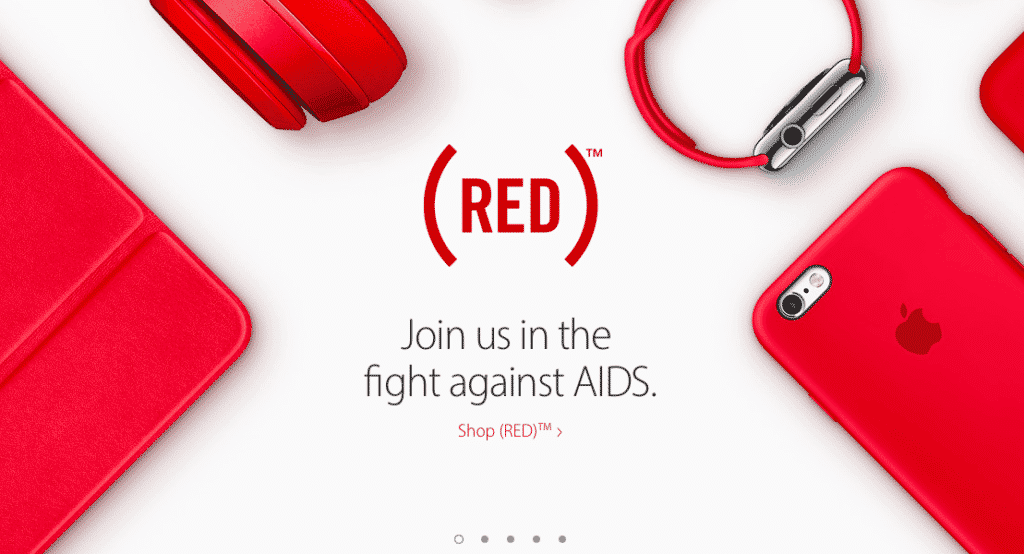 ** project red aids ** red foundation ** gap product red ** apple product red ** red aids campaign **