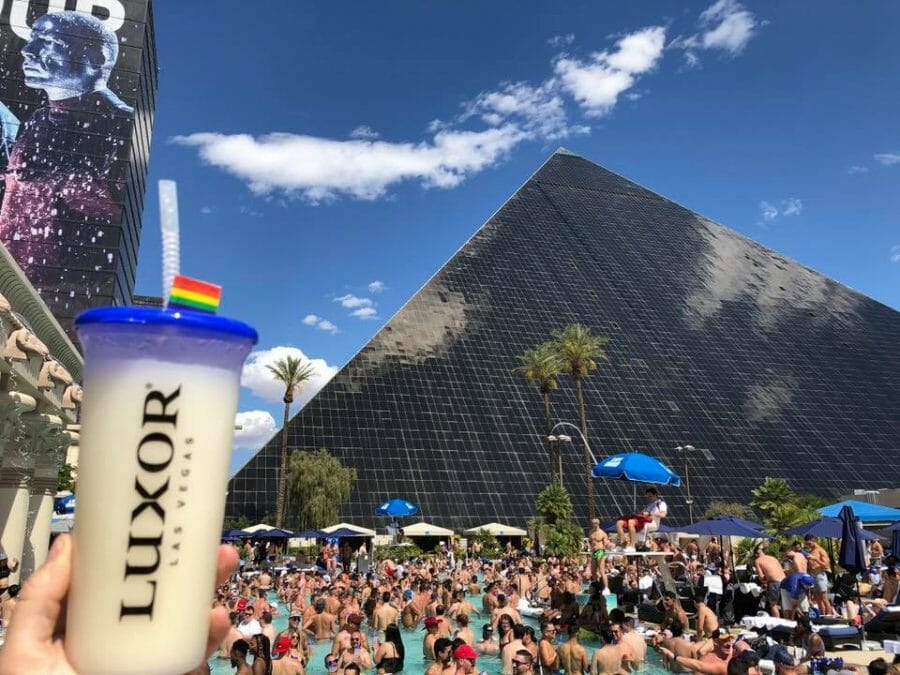 The Best Gay Pool Party In Las Vegas Temptation Sundays At The Luxor! 💦