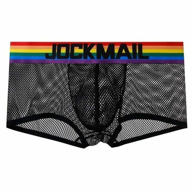 GAY JOCKMail Pride Mesh Underwear - gay men in lingerie