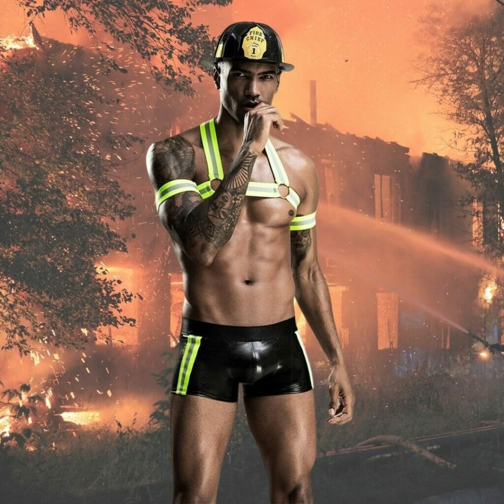 Kinky Fireman Costume - gay costume ideas