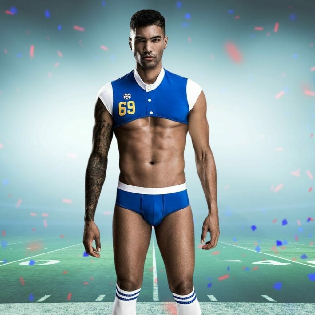 25 Queer & LGBT Halloween Costume Ideas For Trick-Or-Treating Hallow-Queens!- Sexy Gay Football Player Costume Outfit - hot gay halloween costume ideas