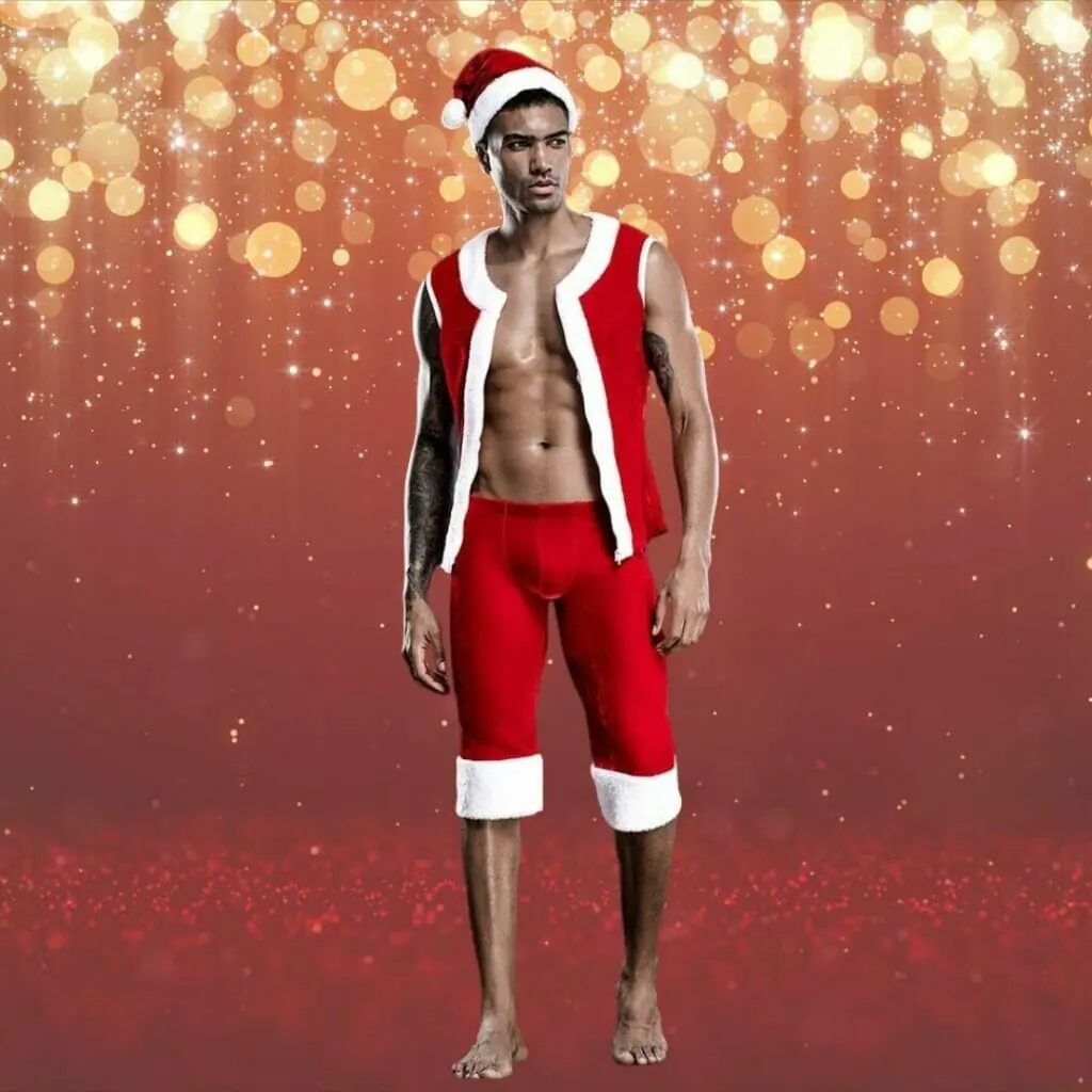 Sexy Gay Santa Claus Costume Outfit - hot gay halloween costume ideas