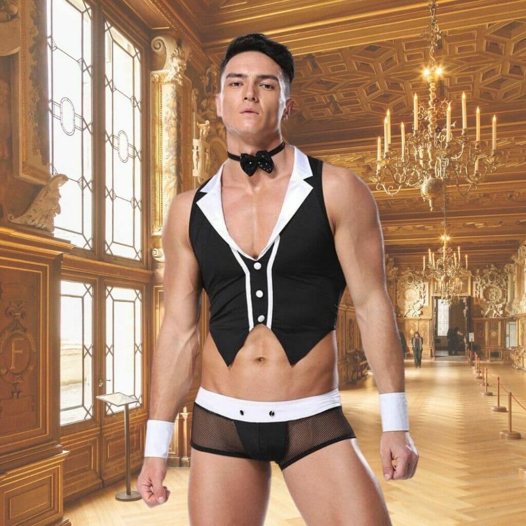 Sexy Male Maid Cosplay Costume - hot gay halloween costume ideas