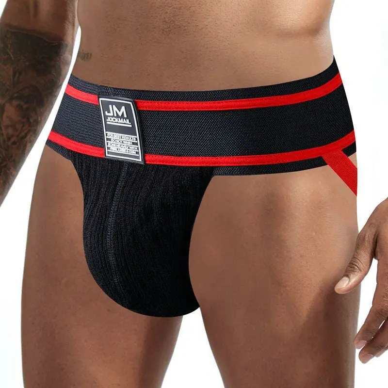 Men's Low Rise Contour Pouch Backless Jock Strap Briefs Underwear
