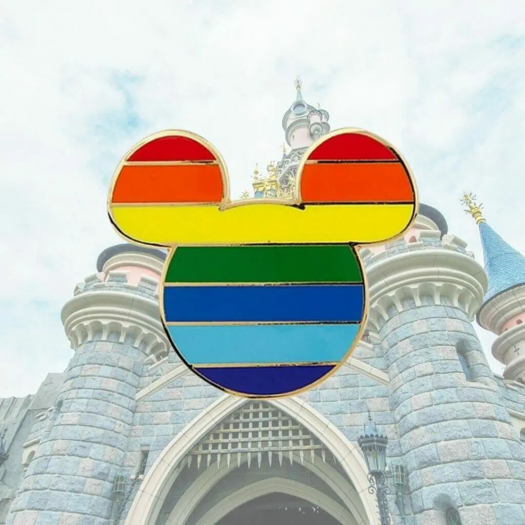 LGBT Mouse Pride Pin - gay enamel pins