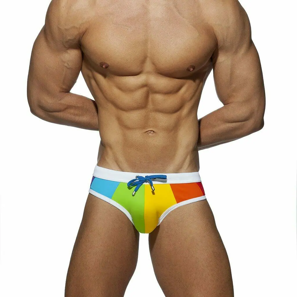 LGBT Rainbow Swimmers - gay bathing suits