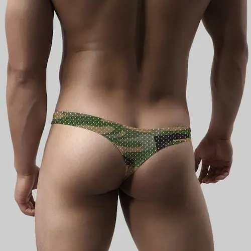 Adannu Camo Mesh Thong