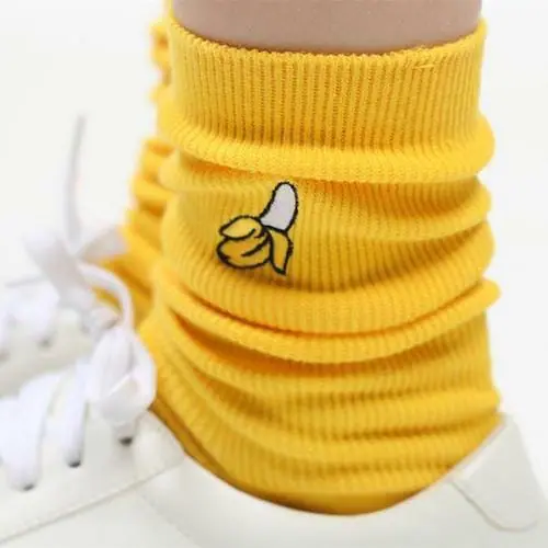 Banana Yellow Cotton Socks - LGBT socks