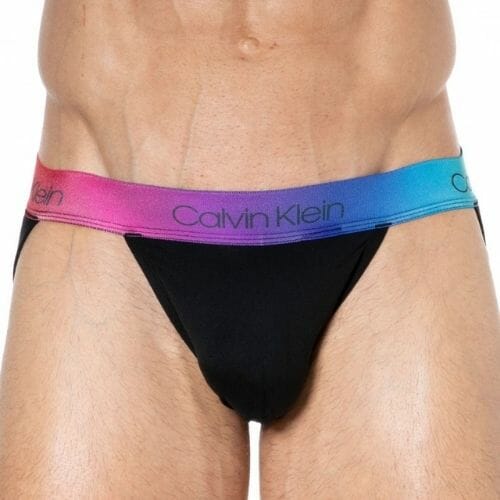 Best Gay Pride Underwear - CALVIN KLEIN Jock Strap Pride Edit Noir