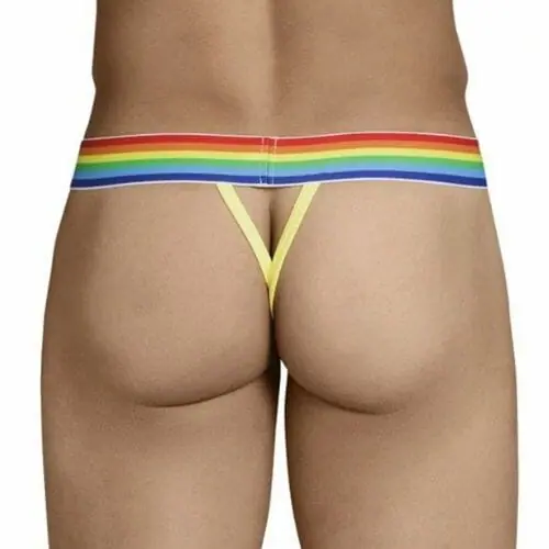 gay pride panties - CANDYMAN Pride Cutout Thong