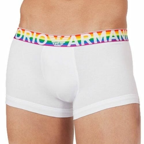 Best Gay Pride Underwear - EMPORIO ARMANI Big Logo Knit Trunk