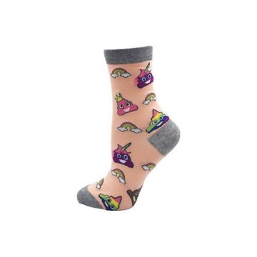 Happy Rainbow Poop Socks - LGBT socks