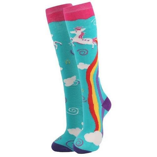 Long Unicorn Rainbow Socks- gay socks