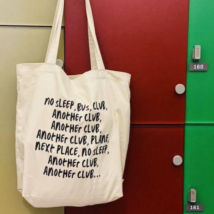 No Sleep, Bus, Club, Another Club Eco Tote Bag - lgbt tote bag