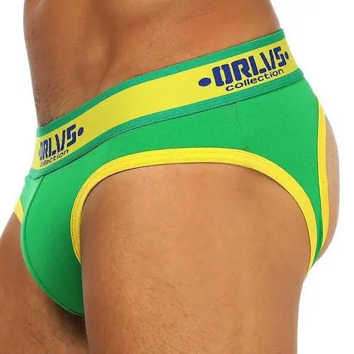 ORLVS Shades Of Green Backless Briefs