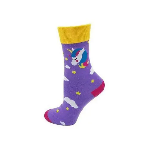 Purple Unicorn Socks - gay pride socks