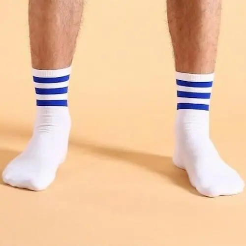 Retro Three Stripes Cotton Socks- gay socks