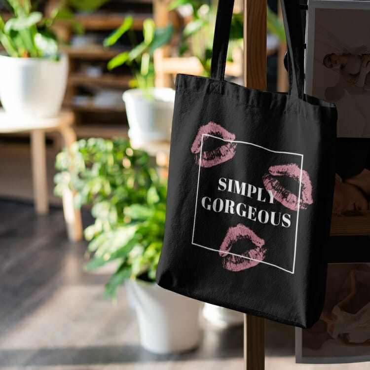 Simply Gorgeous Eco Tote Bag - gay tote bags