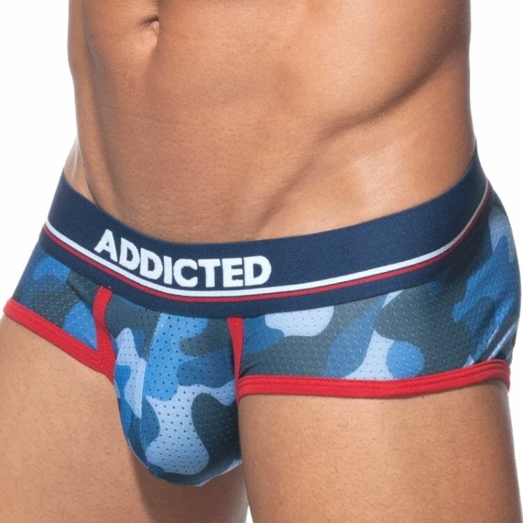 Best Addicted Underwear - 3-Pack Camo Mesh Brief Push Up AD697P