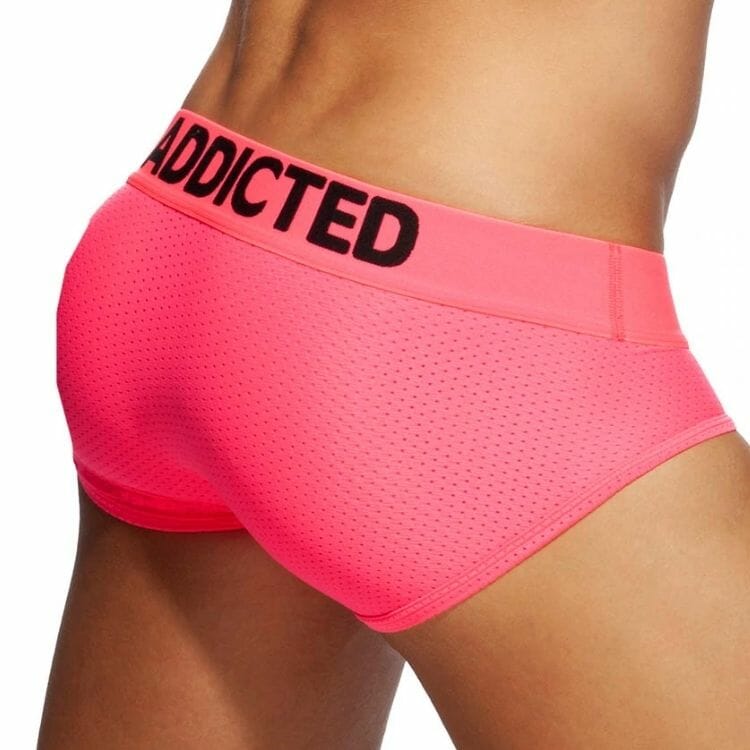 Best Addicted Underwear - Ring Up Neon Mesh Brief AD951