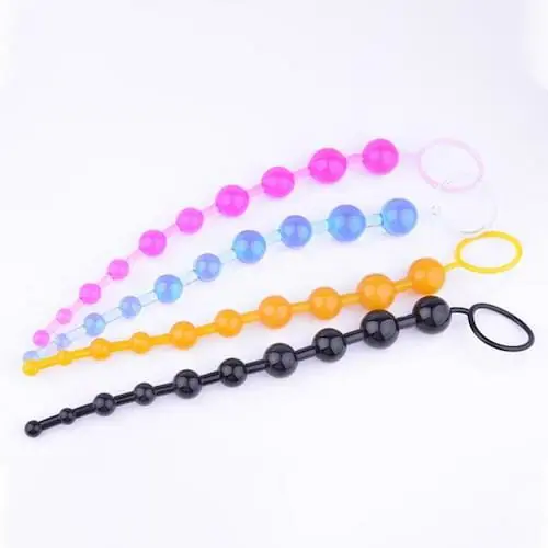 Best Gay Sex Toys - Colorful Silicone Anal Beads