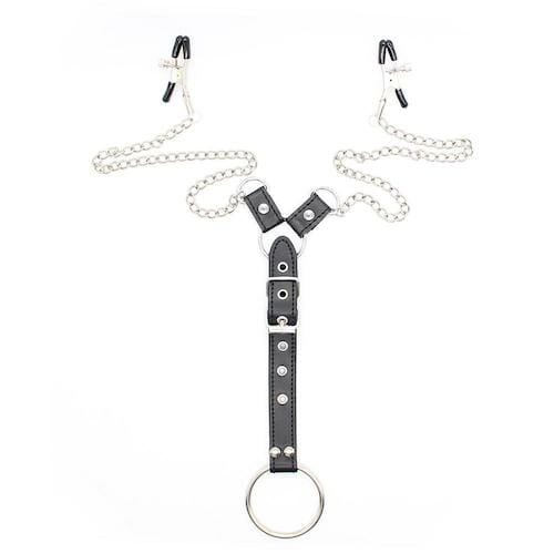 Best Gay Sex Toys - Gay Nipple Clamps With Chain And Cock Ring