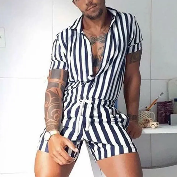 Gay Rompers - Sailor Striped Romper