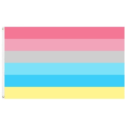 gay flag colors pastel