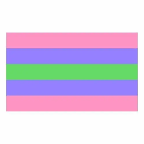 Trigender Gurur Bayrağı - LGBTQ Bayrağı