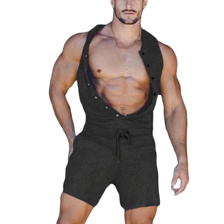V-Neck Sleeveless Casual Romper