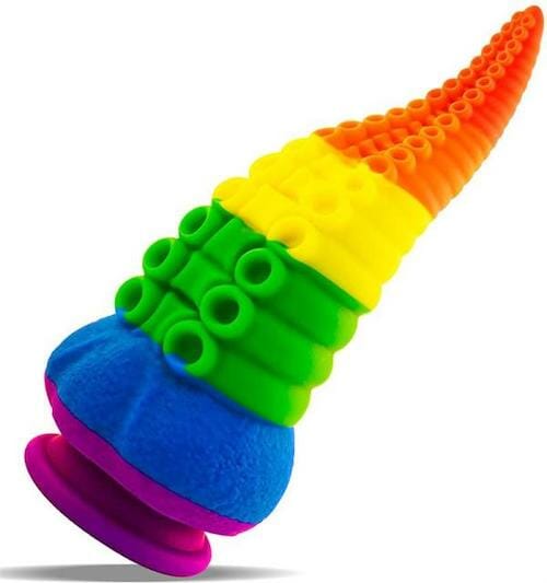 best gay dildos - LGBT Rainbow Tentacle Dildo