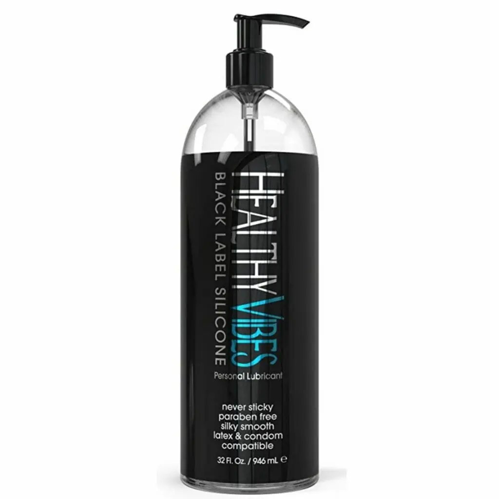 best lube for gay men - Silicone Personal Lubricant Healthy Vibes