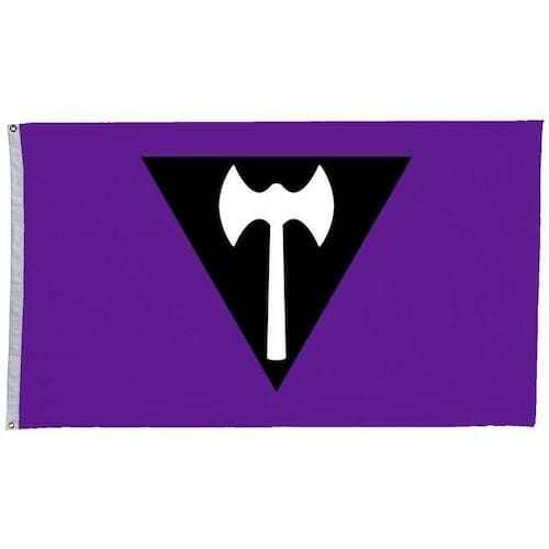 different pride flags - Labrys Lesbian Pride Flag