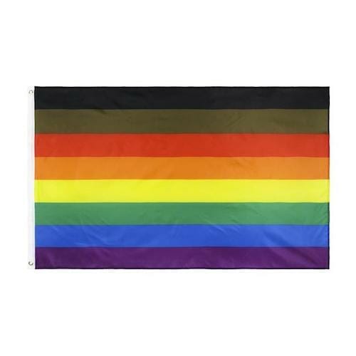 american gay pride flag combo