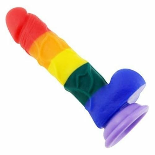 LGBT Pride Silicone Dildo / Sex Toy