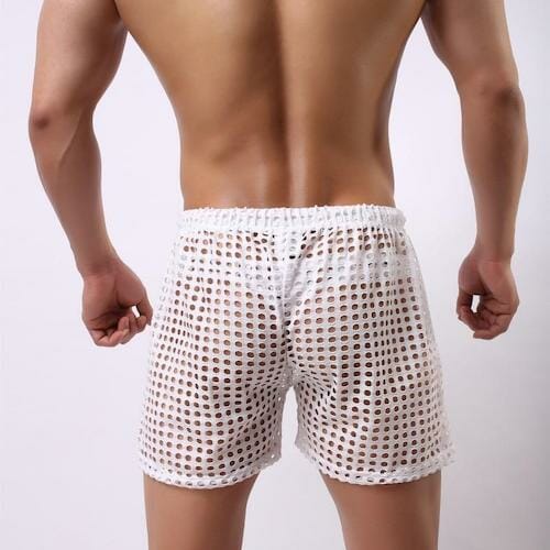 gay mens shorts - Totally See-Through Mesh Shorts
