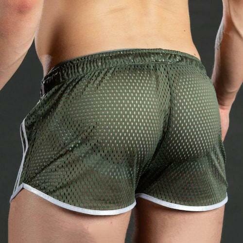 gay shorts - Mesh Athletic Shorts