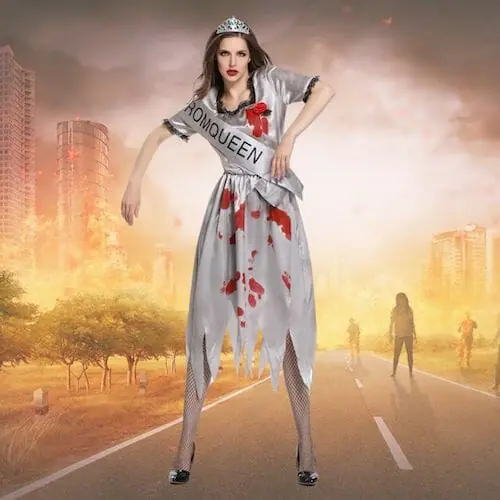 lesbian costume ideas - Corpse Bride Prom Queen Costume