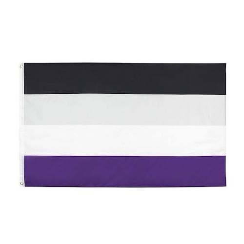 lgbtq flags - Asexual Pride Flag