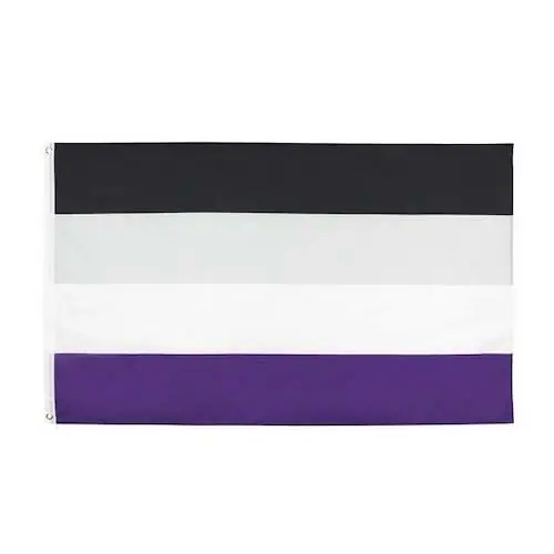 lgbtq flags - Asexual Pride Flag